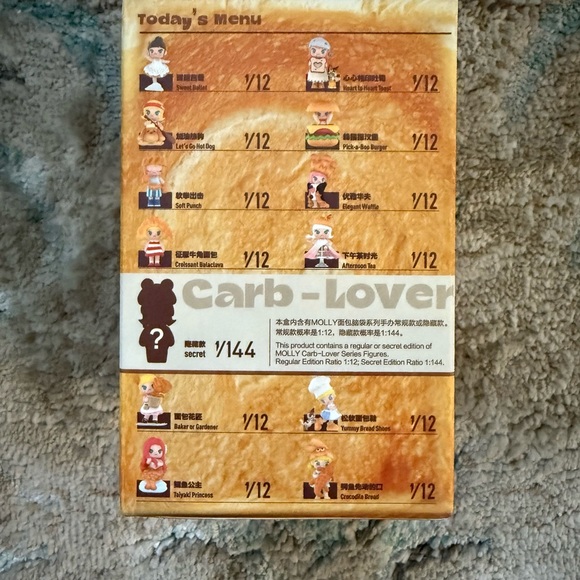 POP MART MOLLY Carb-Lover Series Figures - Afternoon Tea - Picture 4 of 6